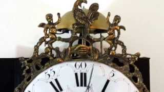 Antique French Comtoise Clock Circa 1790 [upl. by Fronniah661]