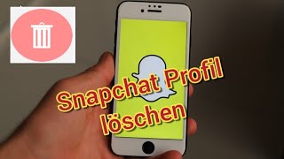 Snapchat Account dauerhaft löschen amp Snapchat Konto deaktivieren  iOS amp Android [upl. by Htebirol]