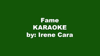 Irene Cara Fame Karaoke [upl. by Etteuqaj]