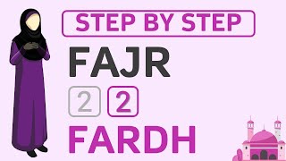 Learn How to Perform 2 Rakat Fardh Fajar Salah  StepbyStep Prayer Tutorial  Girl Hanafi Method [upl. by Amalia715]