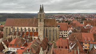 Rothenburg ob der Tauber 🇩🇪 hermoso pueblo medieval  wunderschöne mittelalterliche Stadt🛡️ [upl. by Combes]