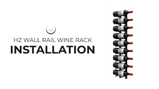 Ultra Wine Racks amp Cellars  Installations HZ Wall Rails [upl. by Cort]