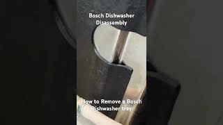 How to Remove a Bosch Dishwasher Bottom  Bosch Dishwasher Disassembly Repair Help [upl. by Lindemann30]