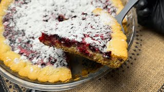 Johannisbeerkuche Super leckerer Kuchen mit Mürbeteig und Johannisbeeren 😋 [upl. by Merkley]