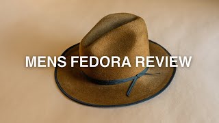 Mens Fedora Hat Review  Goorin Bros [upl. by Adnauqahs170]