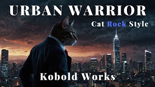 Urban Warrior cat song music hardrock 猫 ねこ ネコ neko catsong catvideos ロック ai japan [upl. by Ayiotal669]