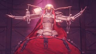 Nier Automata Boss Fight 3 Opera Singer 1080p 60fps [upl. by Aicinet]