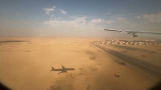 Riyadh airport landing view 🛬 [upl. by Halilahk]