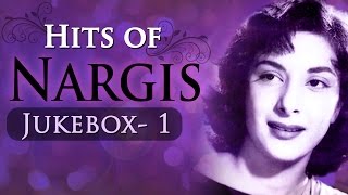 Nargis Dutt Top Songs Collection in Bollywood HD  Best Of Nargis Hits JUKEBOX  Old Is Gold [upl. by Eirahcaz]