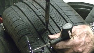 Tire Puncture Repair Kit Instruction [upl. by Cummine]