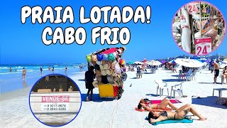 ❤️💙 HOJE EM CABO FRIO ☀️ PRAIA DO FORTE LOTADA 🇧🇷 [upl. by Malachi]