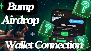 BUMP AIRDROP CLAIM  Connect TON wallet and claim the Bump airdrop  Telegram Airdrop [upl. by Nnylyar]