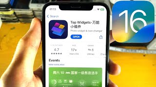 How To Use Top Widget on iPhone [upl. by Violet]