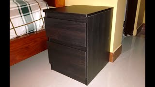 Ikea Kullen Chest of 2 Drawers BlackBrown [upl. by Edny]