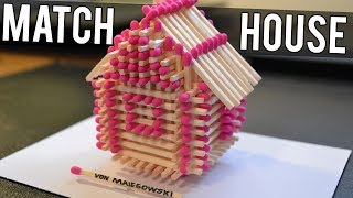 How to Make a MATCHSTICK HOUSE 🏠🔥 [upl. by Benoite834]