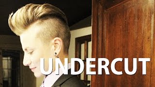 Womens and Mens Undercut and Hairstyle [upl. by Busey366]