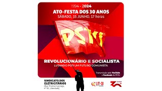 AtoFesta dos 30 anos do PSTU [upl. by Traver]