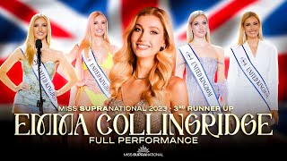 👑EMMA ROSE COLLINGRIDGE UK Full Performance during the MISS SUPRANATIONAL 2023 EXPERIENCE [upl. by Eiramik]