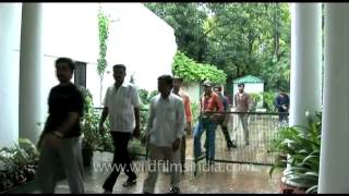 Visitors at Indira Gandhi Memorial Museum in Delhi [upl. by Atrice]