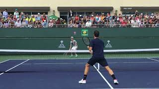 Roger Federer vs Diego Schwartzman Practice Clip 4 [upl. by Mehelhteb]