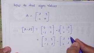 EIGEN VALUE OF MATRIX IN HINDI [upl. by Blayze]