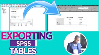 Exporting Tables from SPSS to Word  How to format your table for publication [upl. by Rubetta]