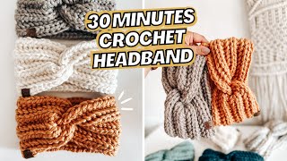 Easy Paine Crochet Headband  Beginner Friendly Pattern  CJ Design Blog [upl. by Kam]