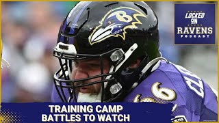 Positional battles to watch for Baltimore Ravens as 2024 training camp approaches [upl. by Eonak]