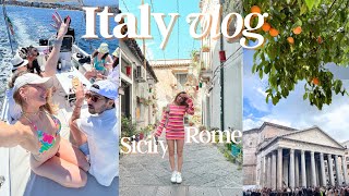 VACATION VLOG  Italy sicily amp Rome ft my Boyfriend [upl. by Sivrat]