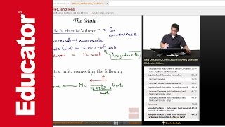 quotAtoms Molecules amp Ionsquot  Chemistry with Educatorcom [upl. by Ardelia73]