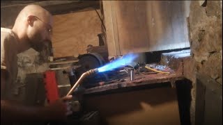 DIY High Temperature Propane Torch from plumbing parts [upl. by Ecyar]