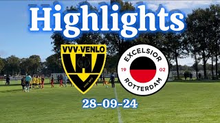 Vvv Venlo ExcelsiorRotterd U13 31 fußball voetbal soccer sports [upl. by Gillie985]