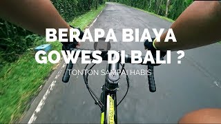 Berapa Biaya Liburan ke Bali Pakai Sepeda Srattos s4  Vlog Road Bike Indonesia [upl. by Einallem]