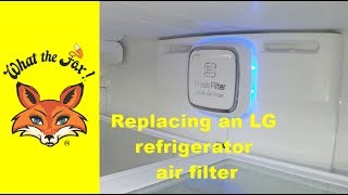 Replace LG refrigerator Air filterKenmoore [upl. by Bryna]