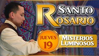 Santo Rosario de los Caballeros de la Virgen 19 de septiembre 🙏 Misterios Luminosos [upl. by Ahsienahs]