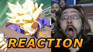 MAXDOODS REACT Trunks Reveal  DragonBall FighterZ [upl. by Amalee]