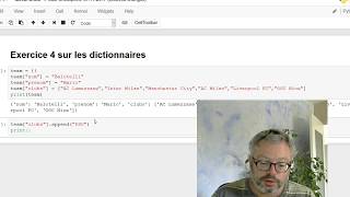 Python  Correction C1P34Ex4  Les dictionnaires [upl. by Eiten]