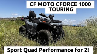 2024 CF Moto Cforce 1000 Touring G3 Review and Test Ride [upl. by Gillett512]