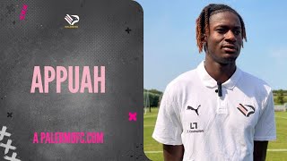 🎙Appuah quotIl Palermo è un grande club i tifosi rosanero sono fantasticiquot [upl. by Ihcehcu809]