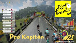 Tour de France 2024  Pro Kapitän 21  Bergwertungen holen [upl. by Burt743]