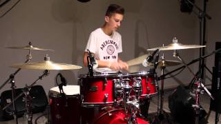 Kenny B  Parijs  Drum Cover [upl. by Dahij603]