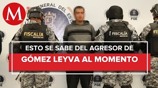 Agresor de Ciro Gómez Leyva fue detenido bajo la orden de aprehensión por portación de arma [upl. by Nodrog759]