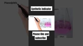 Synthetic Indicator indicators acidbasesalt phtesting chemistry youtubeshorts shorts [upl. by Fiann]