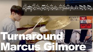 Marcus Gilmore  Turnaround①  12Bars Drum Solo Daily Drums76 ジャズドラムソロ [upl. by Eluk]