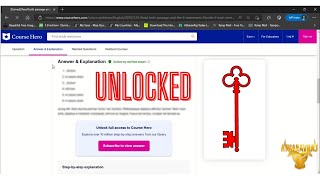 How to UNLOCK Course Hero Answers in 1 Minute  CourseHero  100 WORKING METHOD [upl. by Nhguaval]