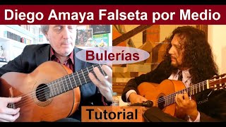 Bulerías Monday 66  Diego Amaya  Falseta por Medio  Pulgar  Flamenco Guitar Tutorial Bulería [upl. by Ynnor]