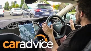 Tesla Model S AutoPilot Review [upl. by Mun]