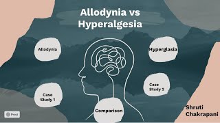 Allodynia vs Hyperalgesia [upl. by Fronnia]