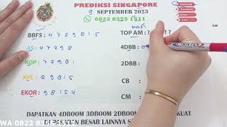 PREDIKSI SGP 4 SEPTEMBER 2023  BOCORAN TOGEL SINGAPURA HARI INI  RUMUS SGP [upl. by Meihar]