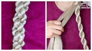 DIY Chain Braid 😱 Hair Tutorial by Another Braid shorts [upl. by Swec904]